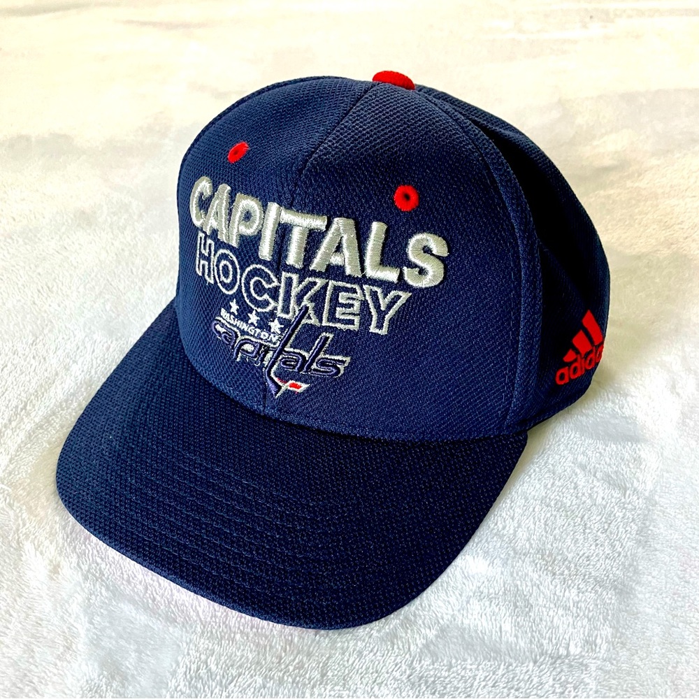 Adidas Washington Capitals 2017 Adjustable Snapback Hat Navy NWOT